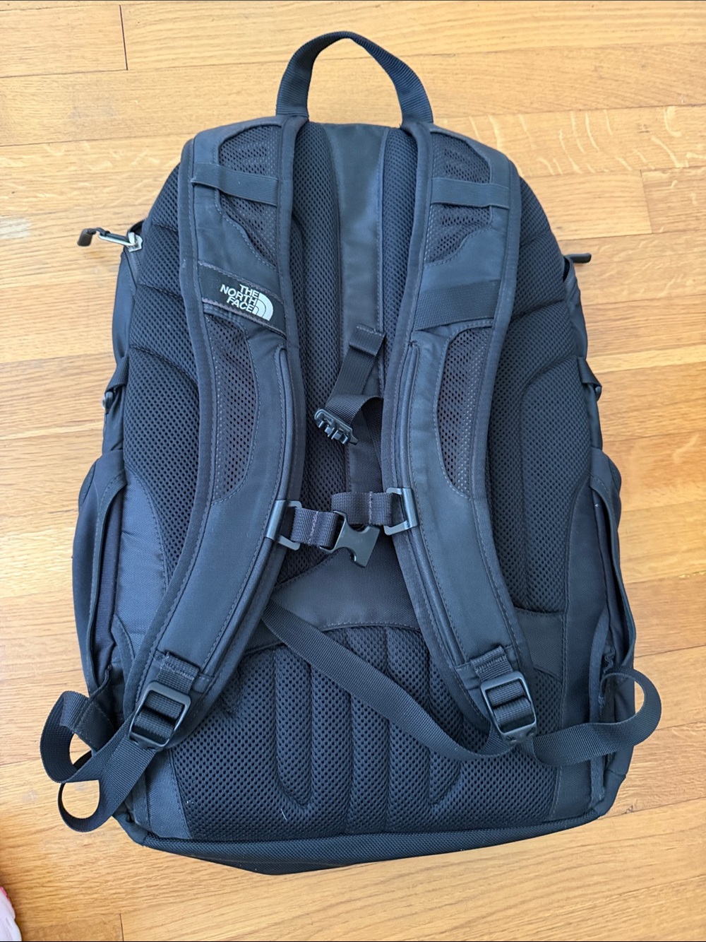 The North Face Black Backpack with Reflective Accents - Picture 2 of 5